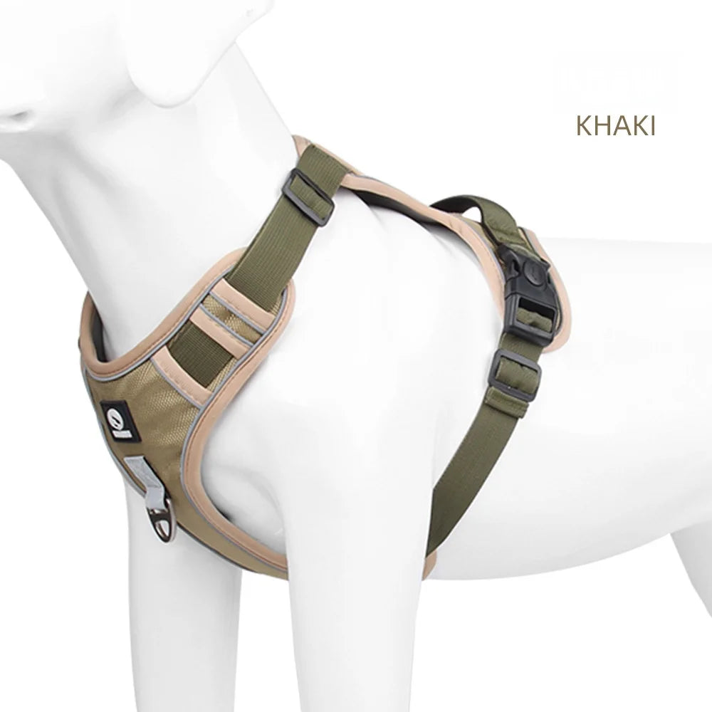 Anti Pull Reflective Adjustable Dog Walking Harness