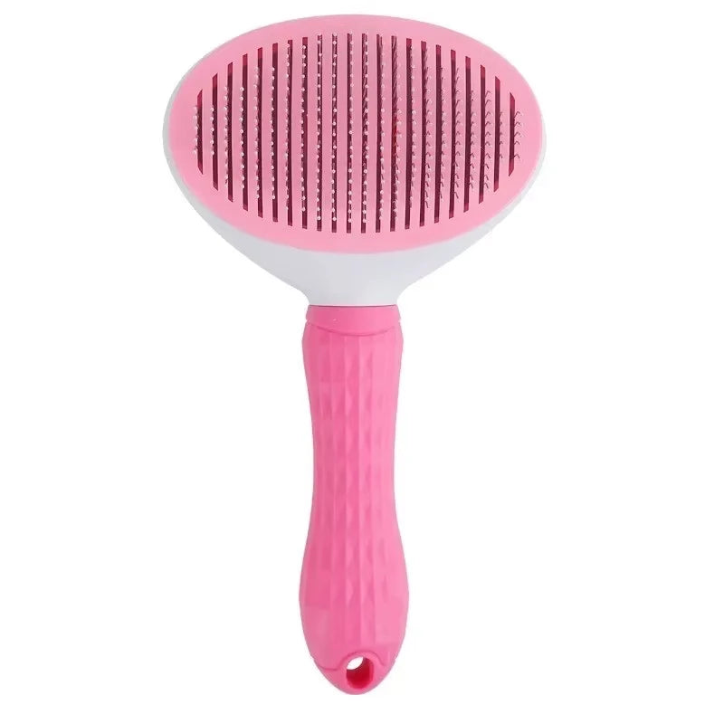 Dog Grooming Brush With Easy Clean