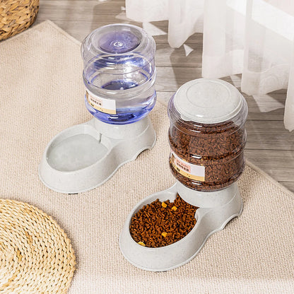 Large Capacity Automatic Pet Feeder & Water Dispenser