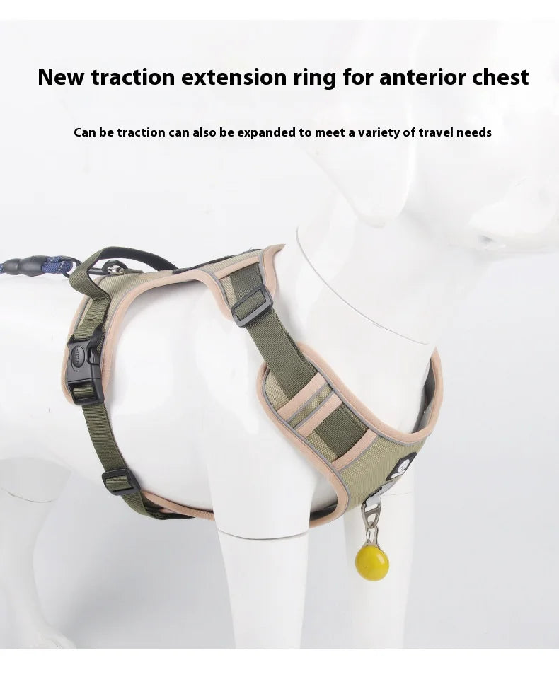 Anti Pull Reflective Adjustable Dog Walking Harness