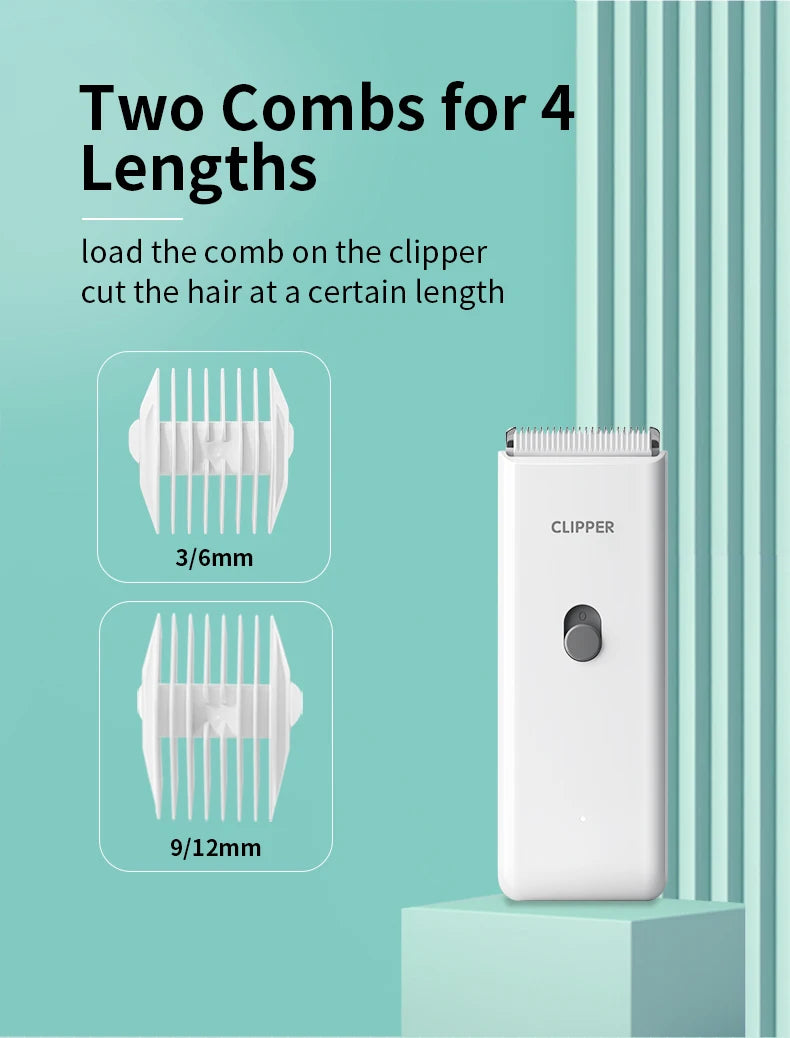 Low Noise Waterproof Wireless Pet Grooming Clipper