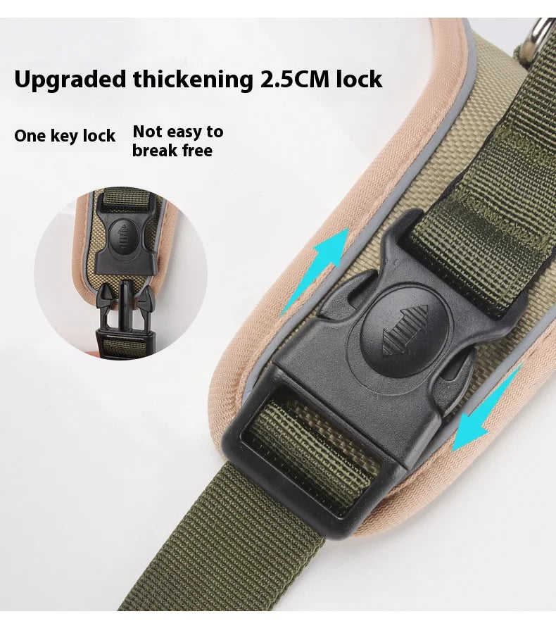 Anti Pull Reflective Adjustable Dog Walking Harness