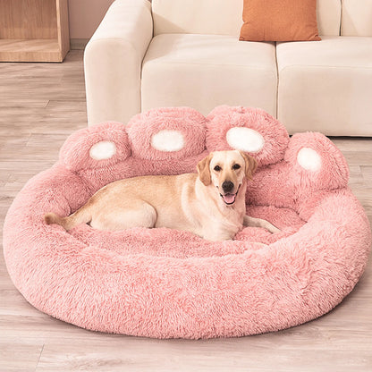Premium Plush Fluffy Winter Dog Sofa Bed