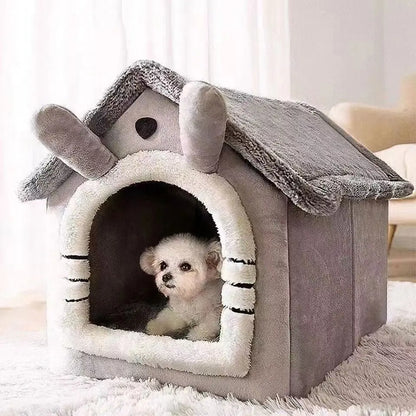 House Style Pet Bed for Small Dogs & Cats