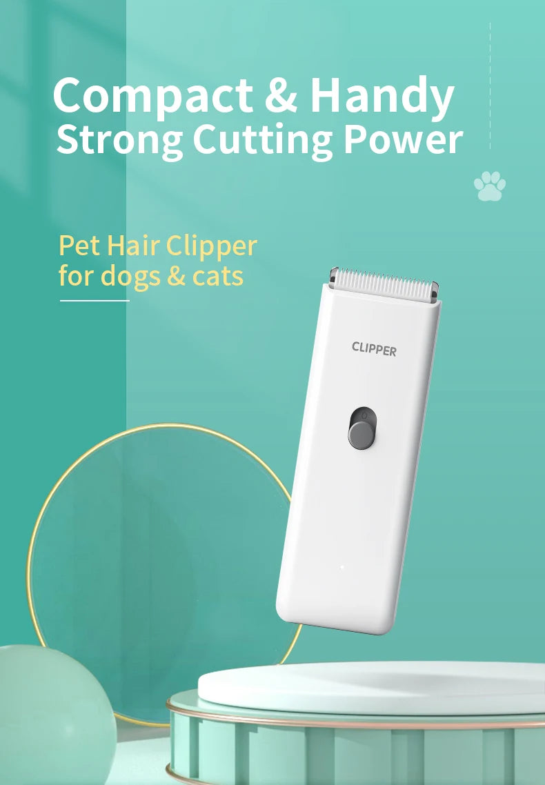 Low Noise Waterproof Wireless Pet Grooming Clipper