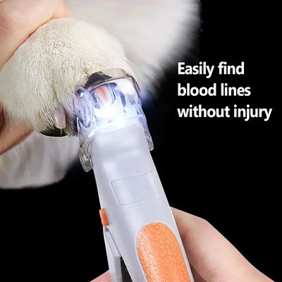 Pet Nail Clipper Scissors With LED
