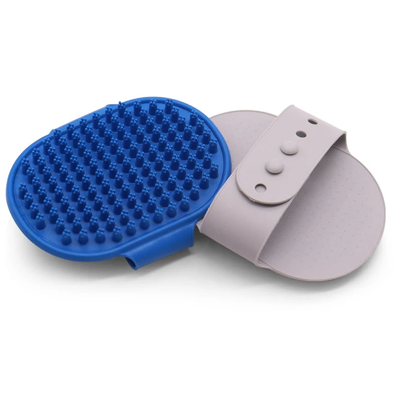 Pet Grooming Massage Brush With Handle