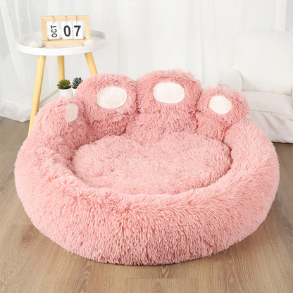 Premium Plush Fluffy Winter Dog Sofa Bed