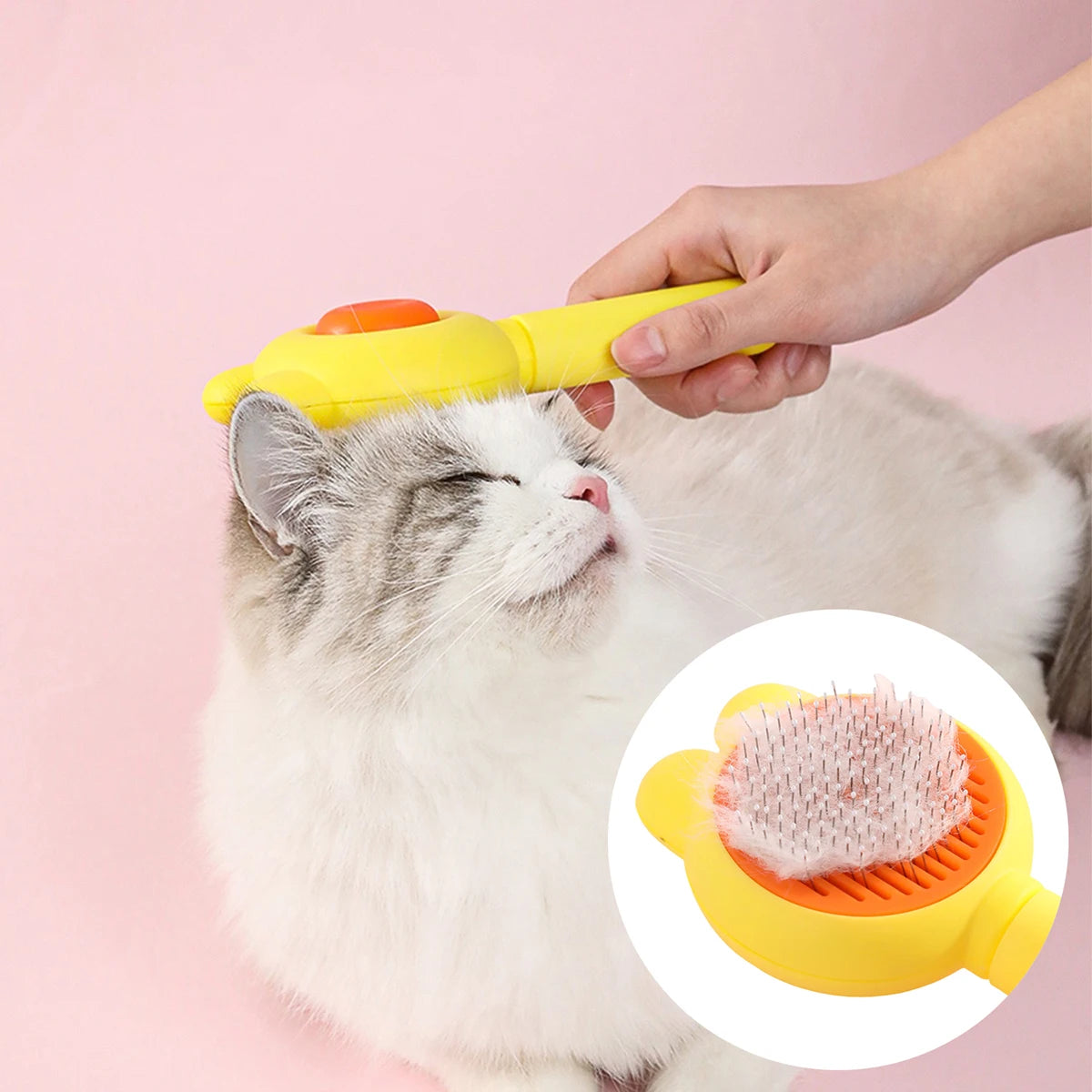 Pet Hair Removal and Grooming Brush Tool