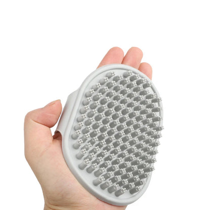 Pet Grooming Massage Brush With Handle