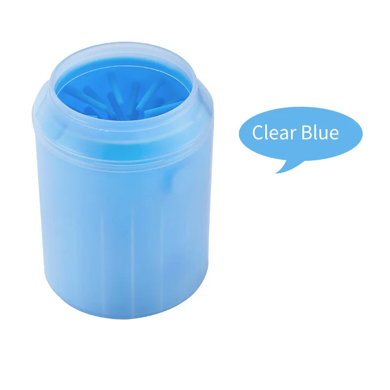 Portable Dog Paw Cleaner Cup With Brush
