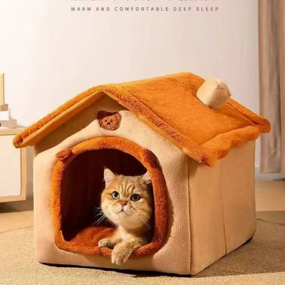 House Style Pet Bed for Small Dogs & Cats