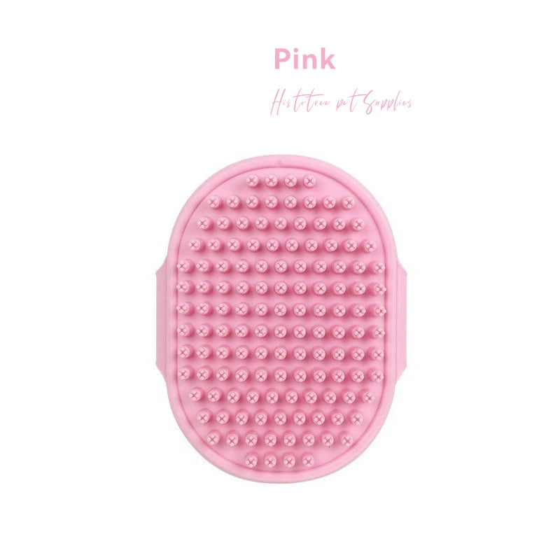 Pet Grooming Massage Brush With Handle