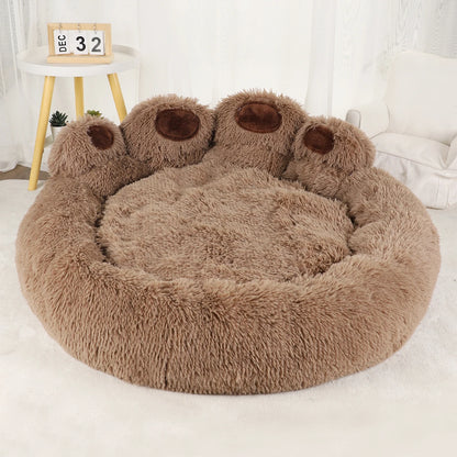 Premium Plush Fluffy Winter Dog Sofa Bed