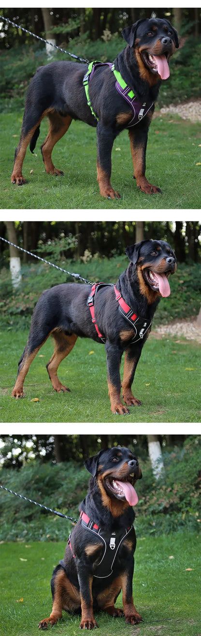 Anti Pull Reflective Adjustable Dog Walking Harness